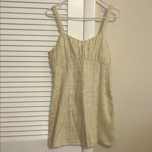 Abound Beige Dress with Yellow Daisies